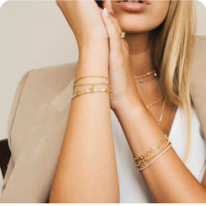 AMI Women Rose Gold Brass